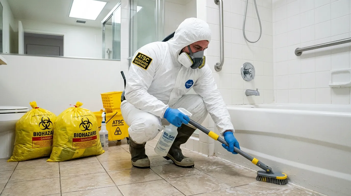 Decontamination equipment deployed for Blood Cleanup in San Leandro